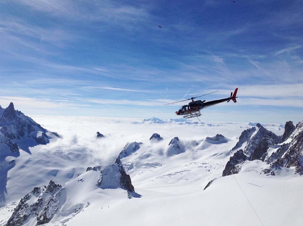 Helikopterrundflug Best of Arlberg 60 min. 
